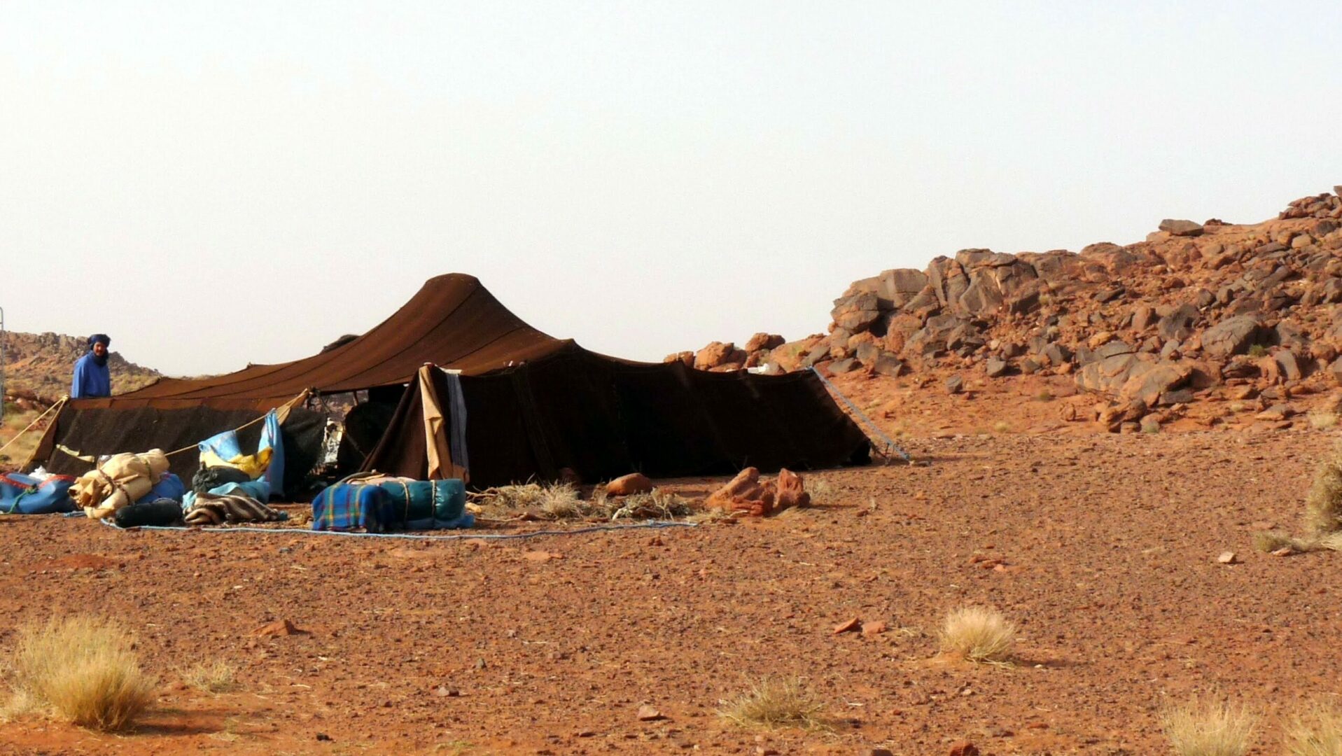 Tente d'un campement nomade