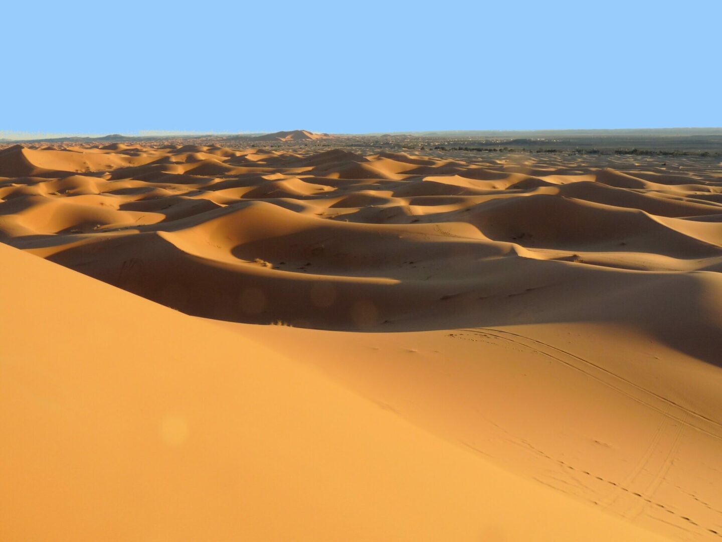 Dans les dunes de l'erg Chebbi