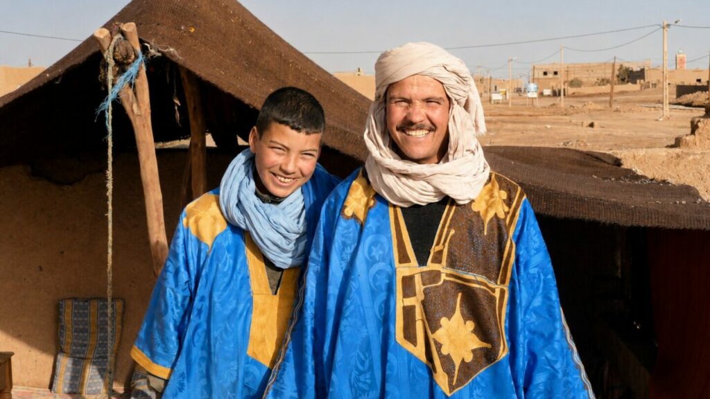 Sourires berbères. Ali et son fils